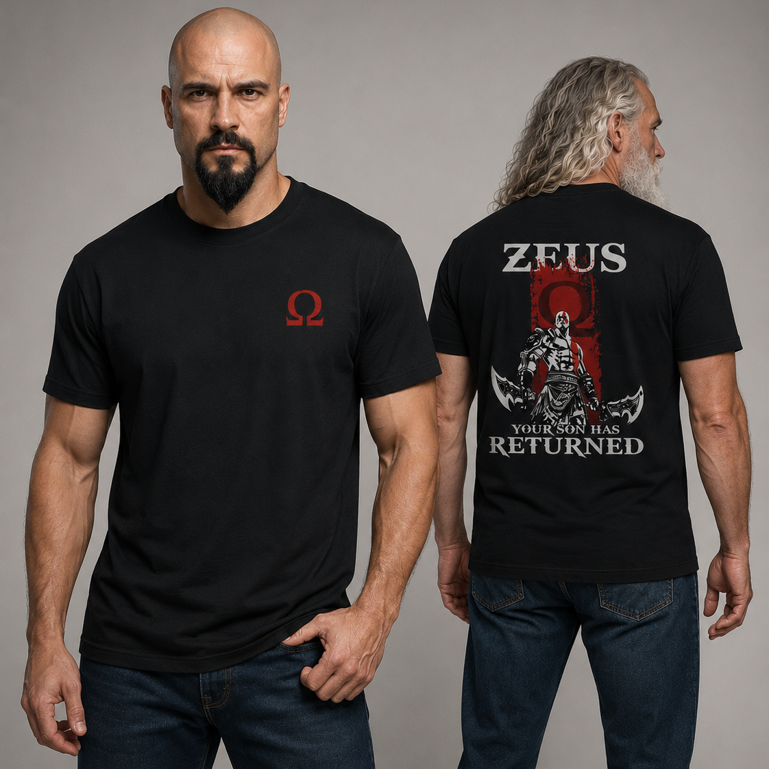 Camiseta “Zeus… your son has returned.” | God of War III