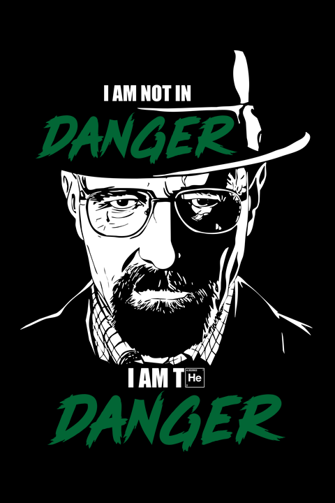 Camiseta Breaking Bad PRETO – Unissex