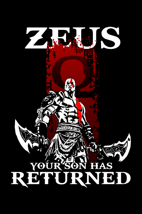 Camiseta God of War III PRETO – Oversized