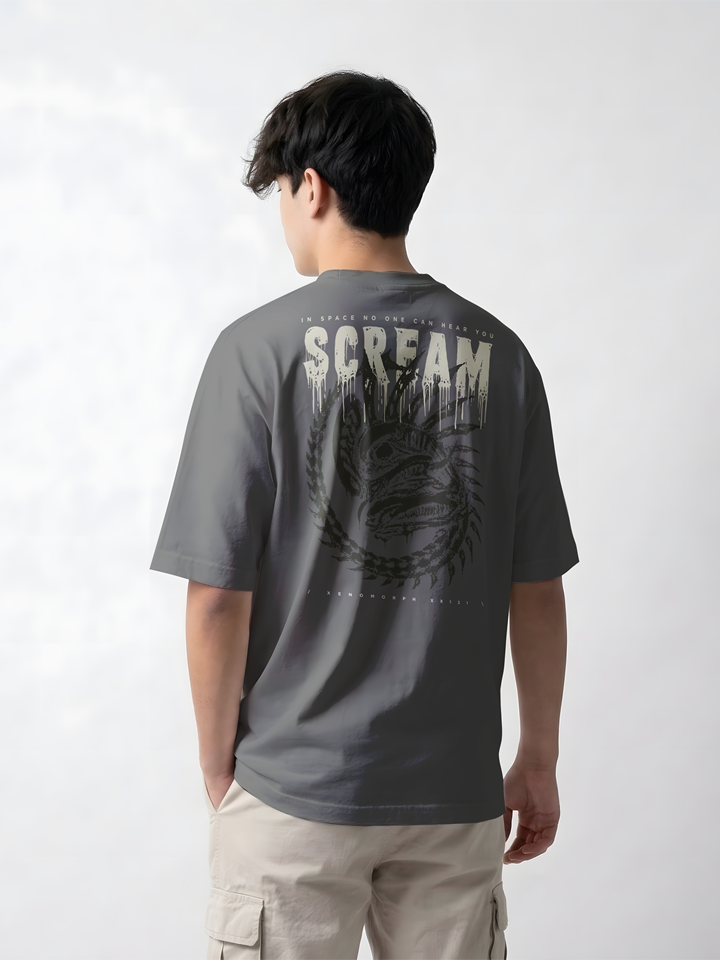 Camiseta Alien (1979) CINZA – Oversized