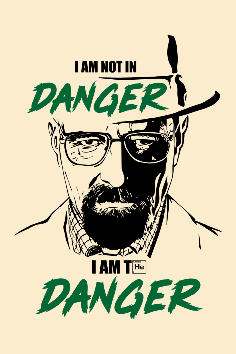 Camiseta Breaking Bad CREME – Unissex