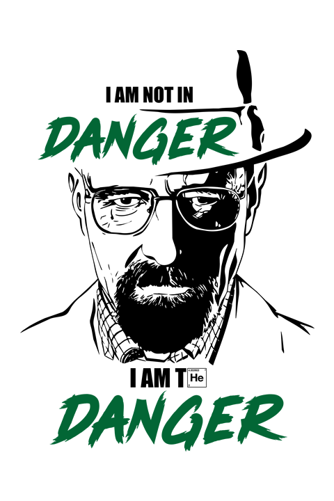 Camiseta Breaking Bad BRANCO – Unissex