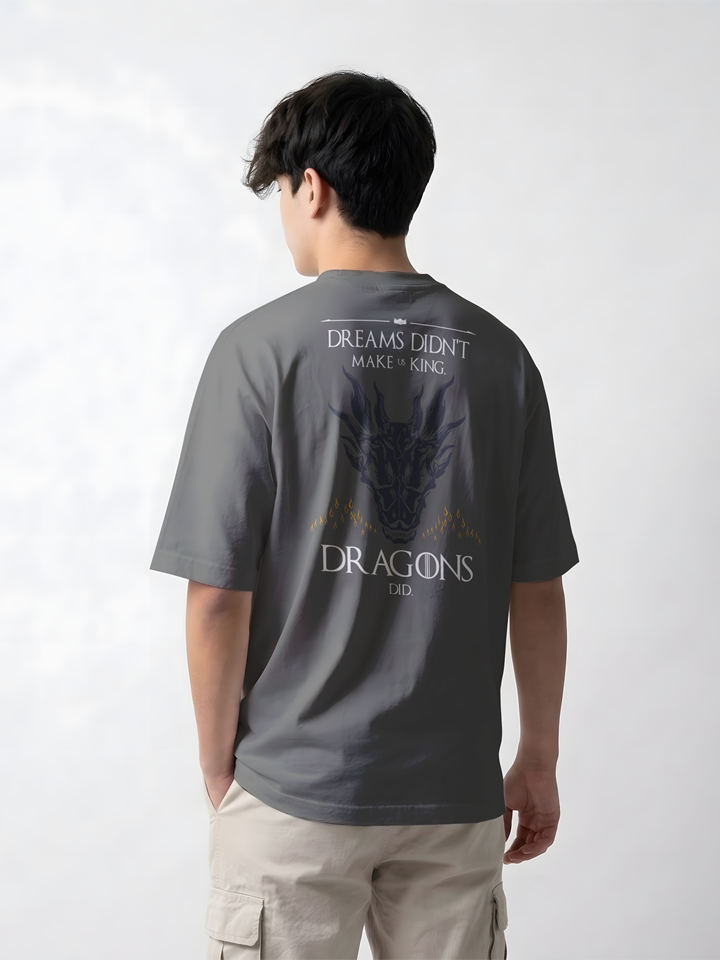 Camiseta House of the Dragon CINZA – Oversized