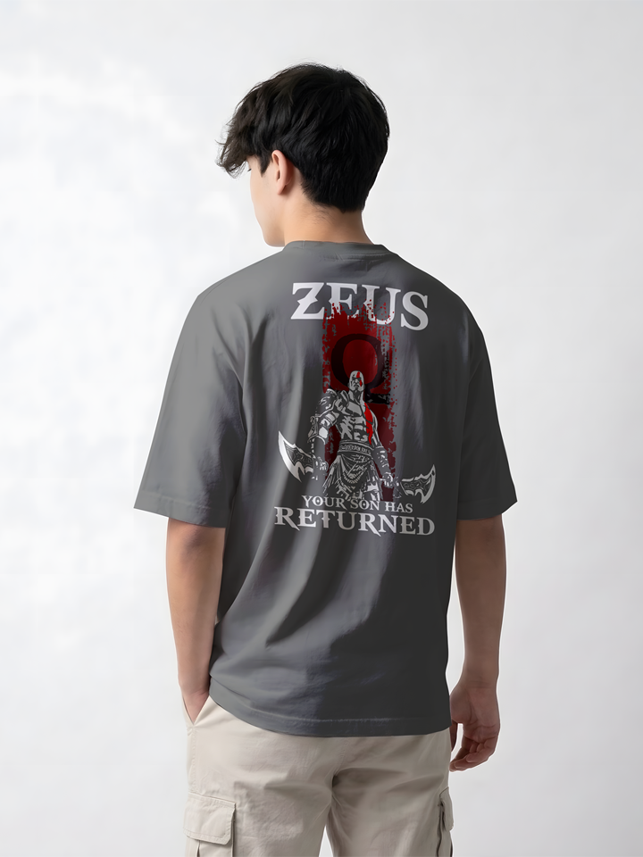 Camiseta God of War III Cinza – Oversized