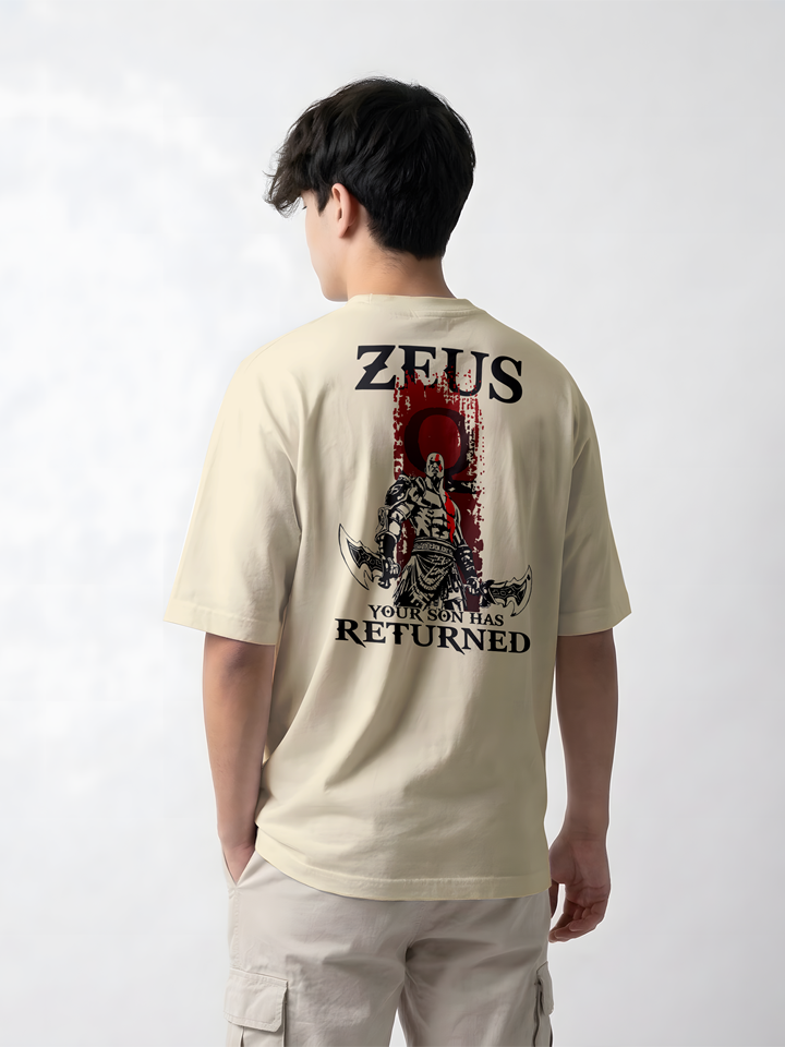 Camiseta God of War III CREME – Oversized
