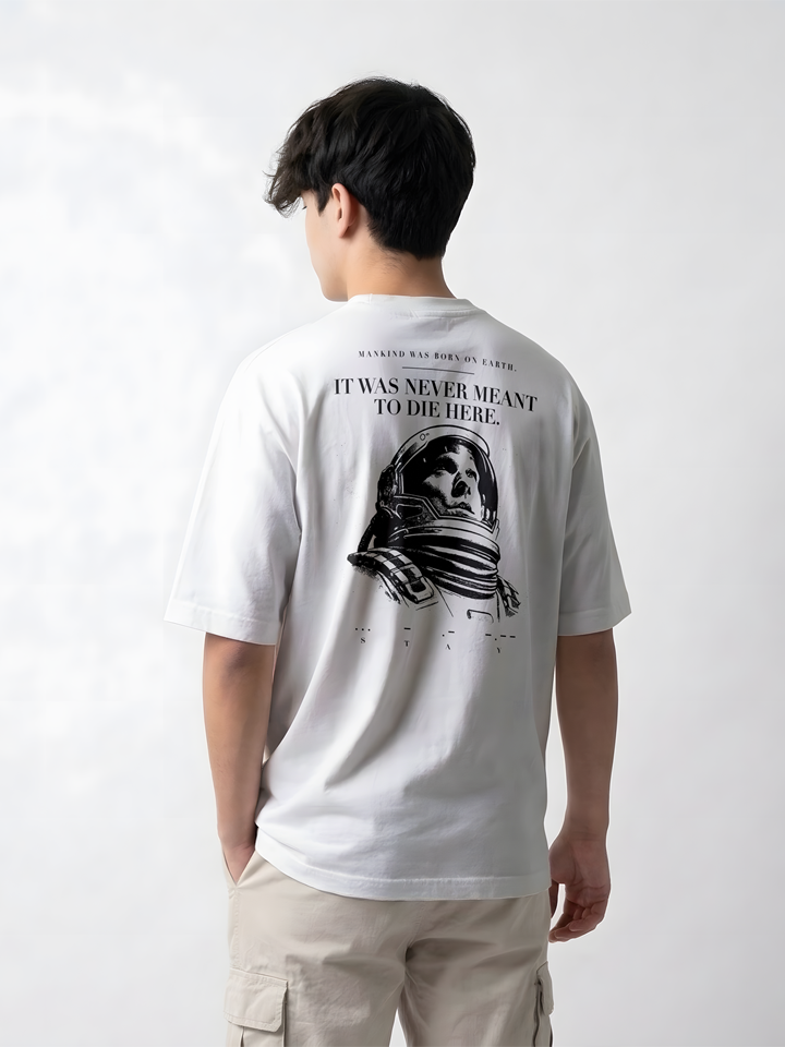 Camiseta Interstellar BRANCO – Oversized