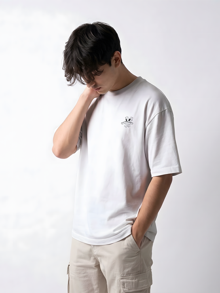 Camiseta Interstellar BRANCO – Oversized