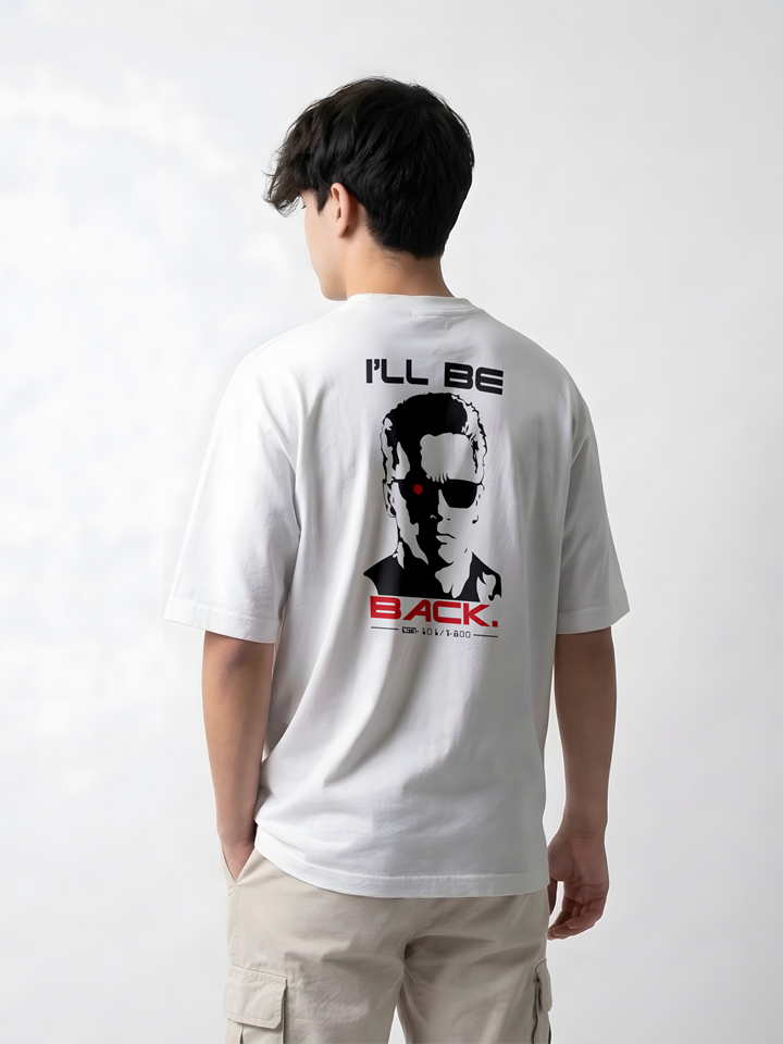 Camiseta Terminator BRANCO – Oversized