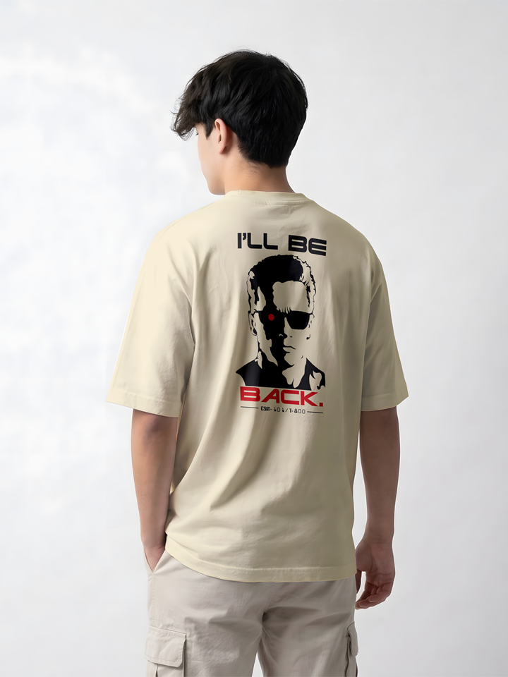 Camiseta Terminator CREME – Oversized