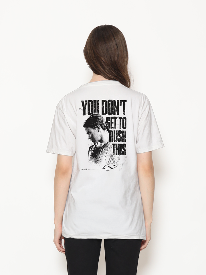 Camiseta The Last of Us Abby BRANCO – Unissex