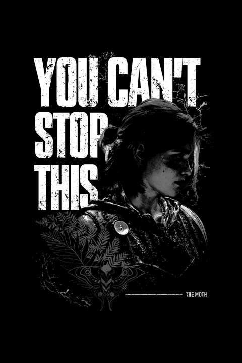 Camiseta The Last of Us Ellie PRETO – Unissex