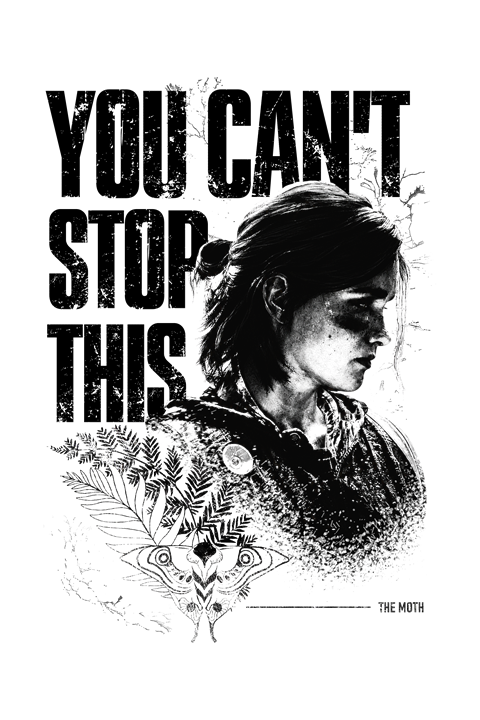 Camiseta The Last of Us Ellie BRANCO – Unissex