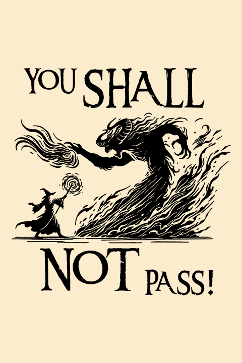Camiseta The Lord of the Ring CREME – Unissex