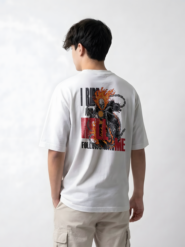 Camiseta Motoqueiro Fantasma – Oversized